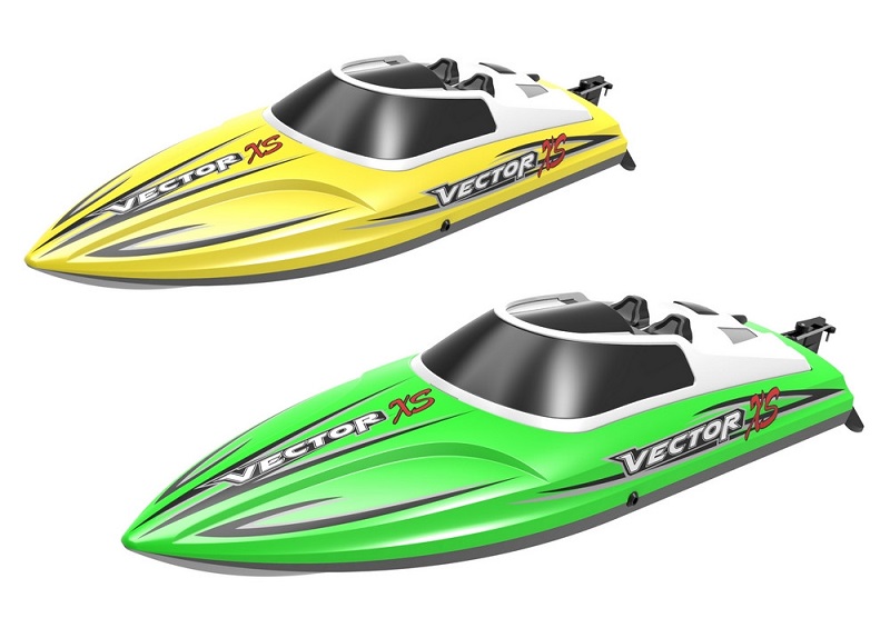 EXHobby R/C Vector XS Brushed Boat with Battery & USB Charger